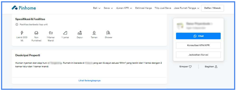 contoh listing