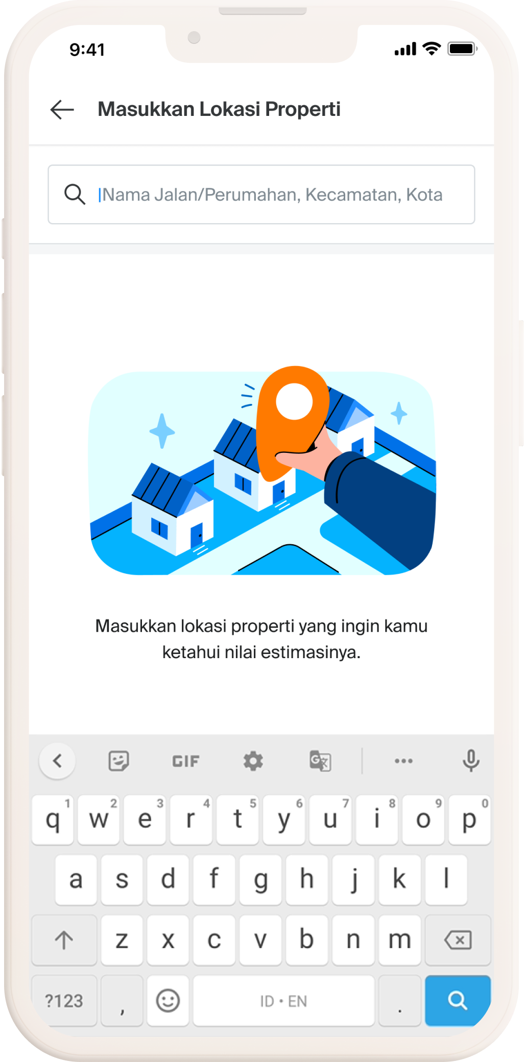 Masukkan Lokasi Properti